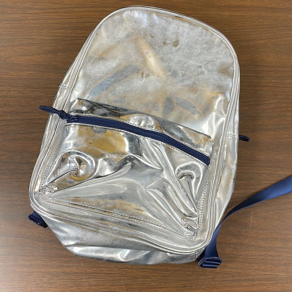 J. Crew Girls' backpack in metallic fabric* - Picture 2 of 5